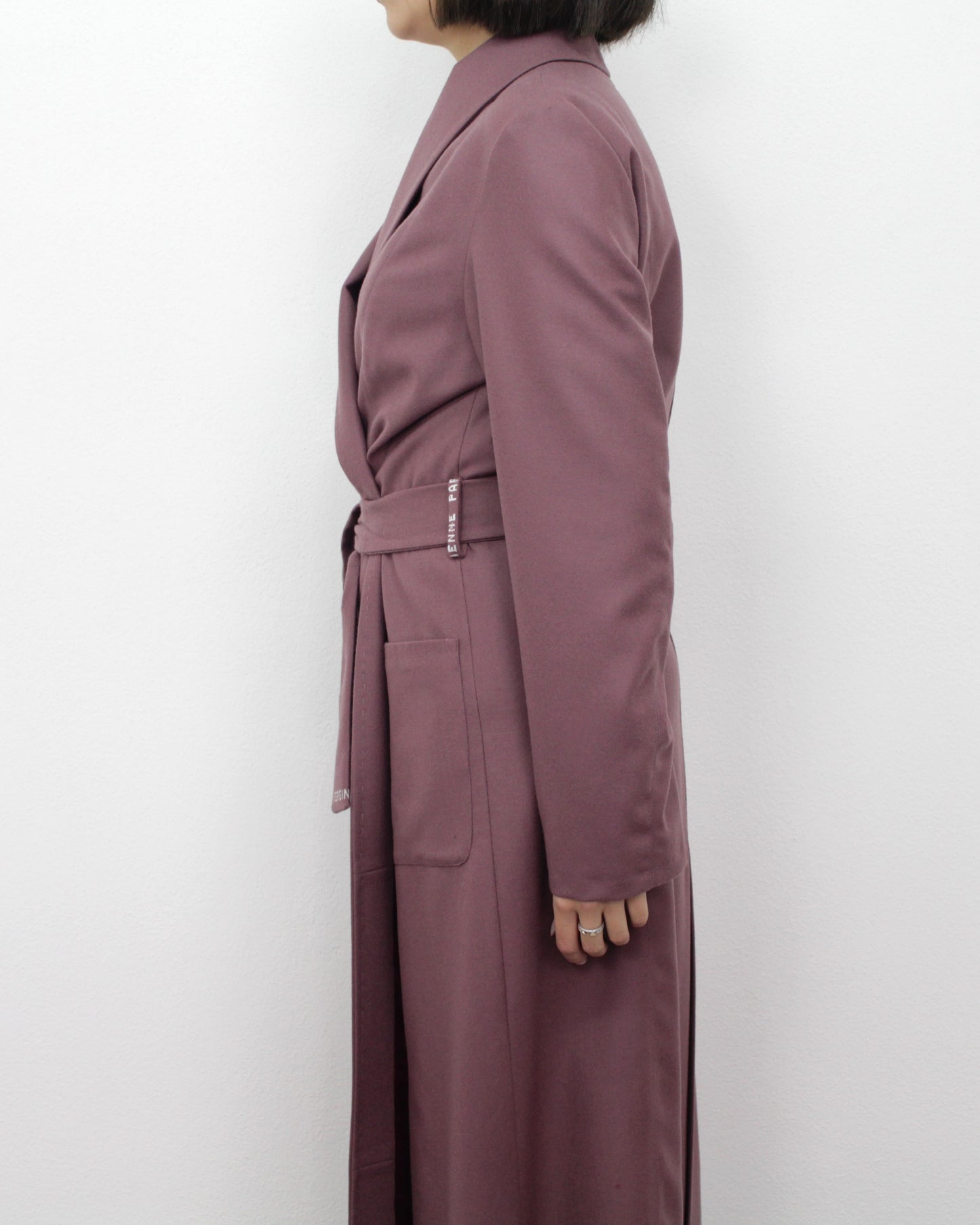 Cappotto modello vestaglia in pura lana lucienne Paris